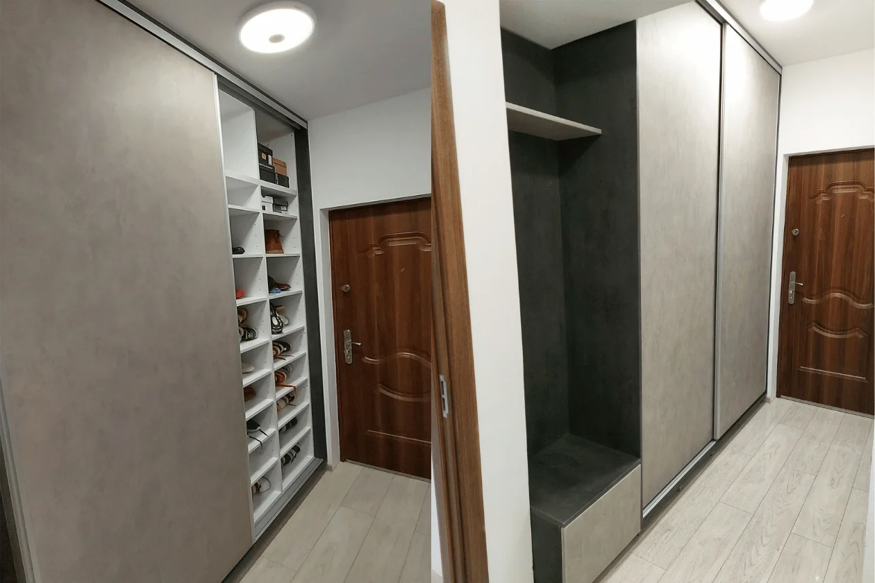 Beton Deschis: dulapul văzut pe toată lungimea
