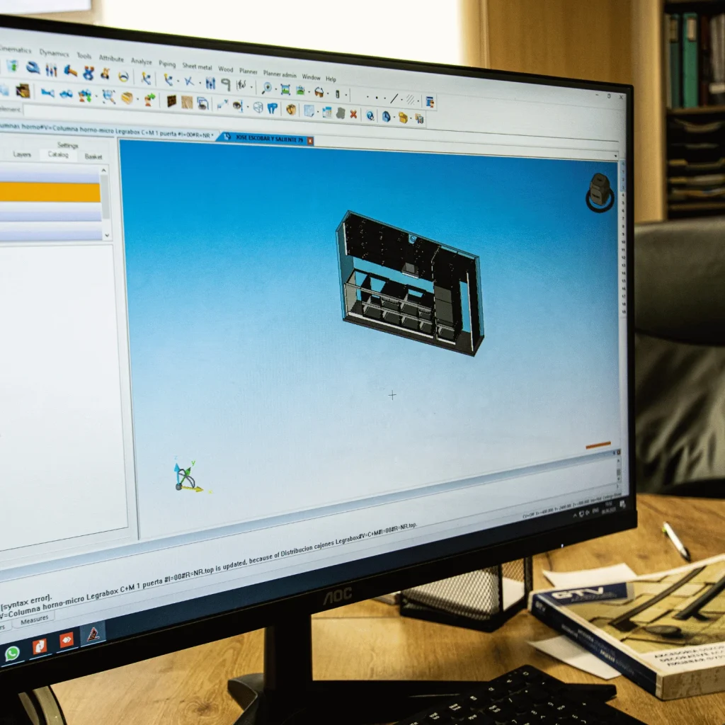 Model CAD pentru mobilier la comandă Braseco