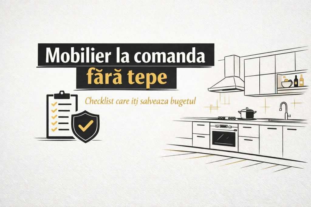 Ce întrebi înainte să dai avans pentru mobilă la comandă