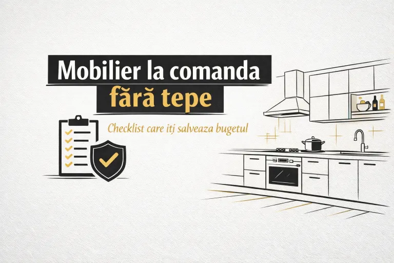 Mobilier la comandă fără țepe